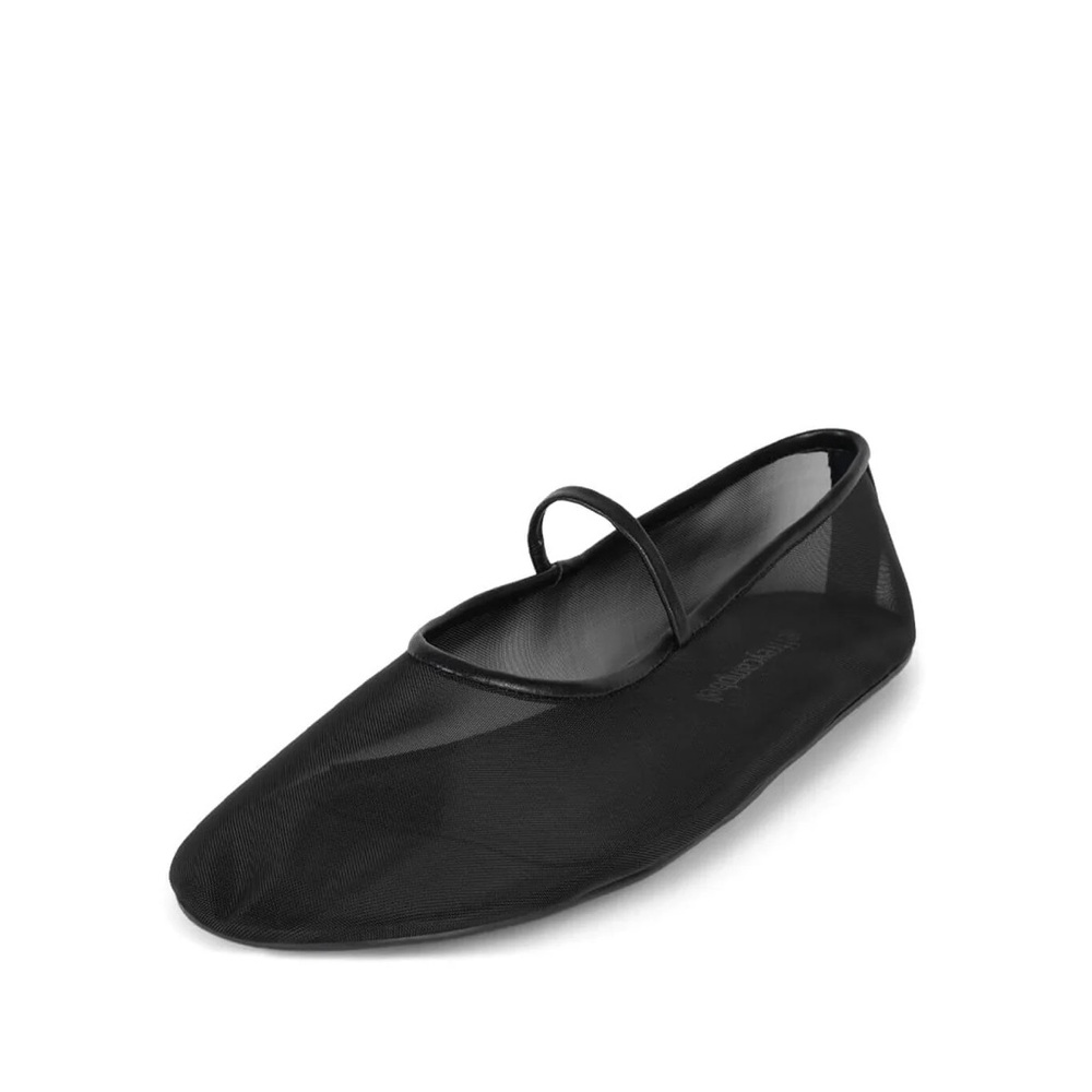 Jeffrey Campbell swan lake mesh ballet flats